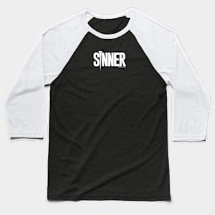 SINNER ON BLACK Baseball T-Shirt